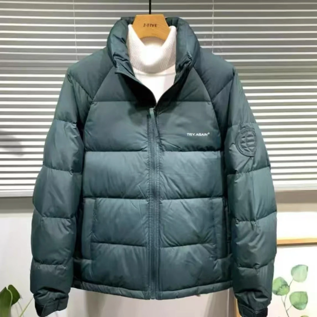 609绿G-【剪标款】冬季休闲面包立领保暖情侣加厚外套-非标