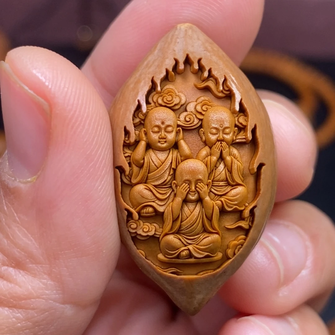 吊坠猴头核桃橄榄猴头