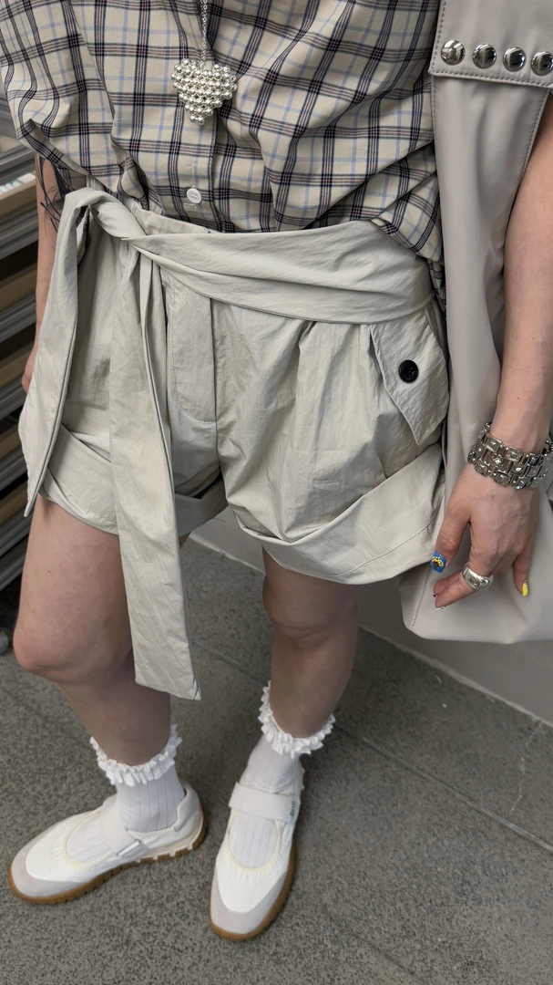 HELLOTANGO《机能女孩》春夏韩系时尚工装风显瘦百搭短裤64040#