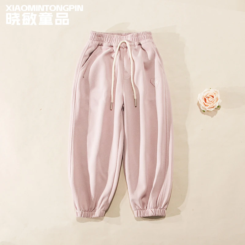 蝴蝶结爱心休闲裤3C3768