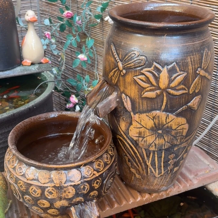 粗陶口径19/39，20/16➕15W水泵➕水管➕过滤棉