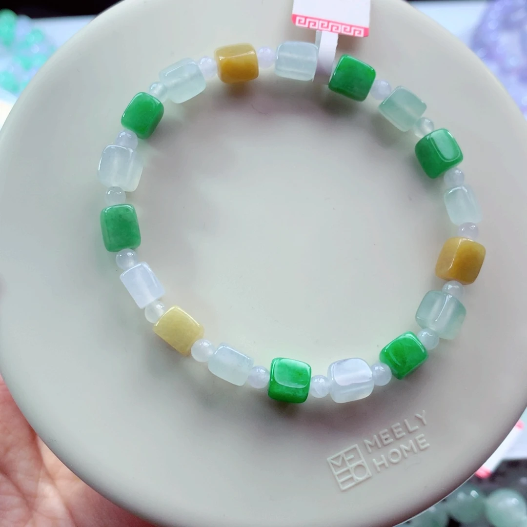 翡翠未镶嵌手链卡7