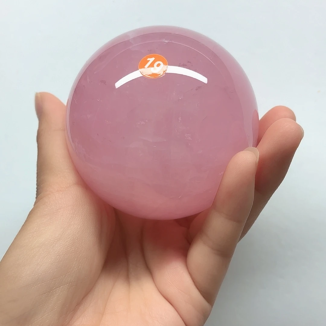 未镶嵌水晶珠宝半成品粉水晶78A19