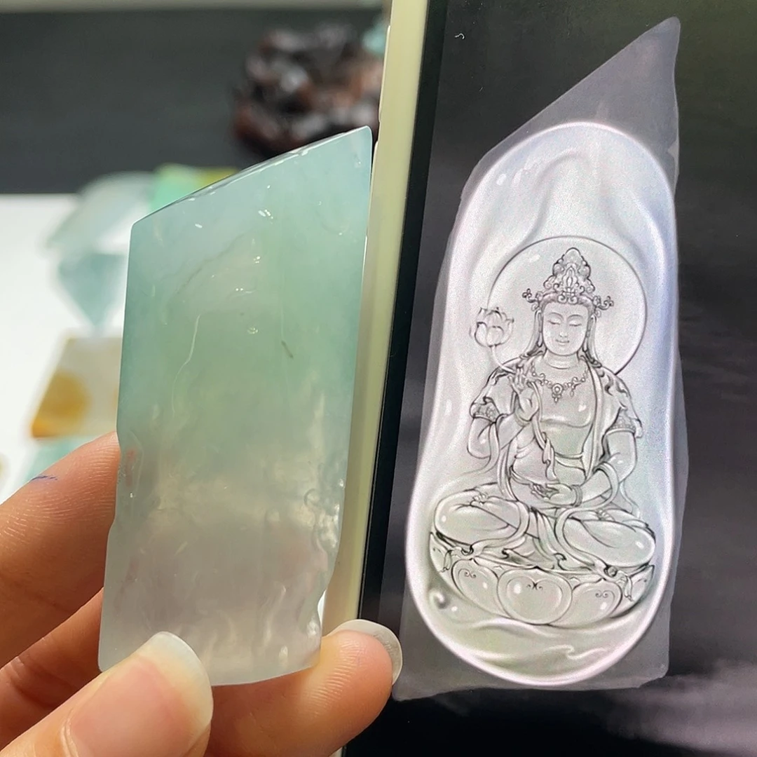 定制翡翠未镶嵌包工