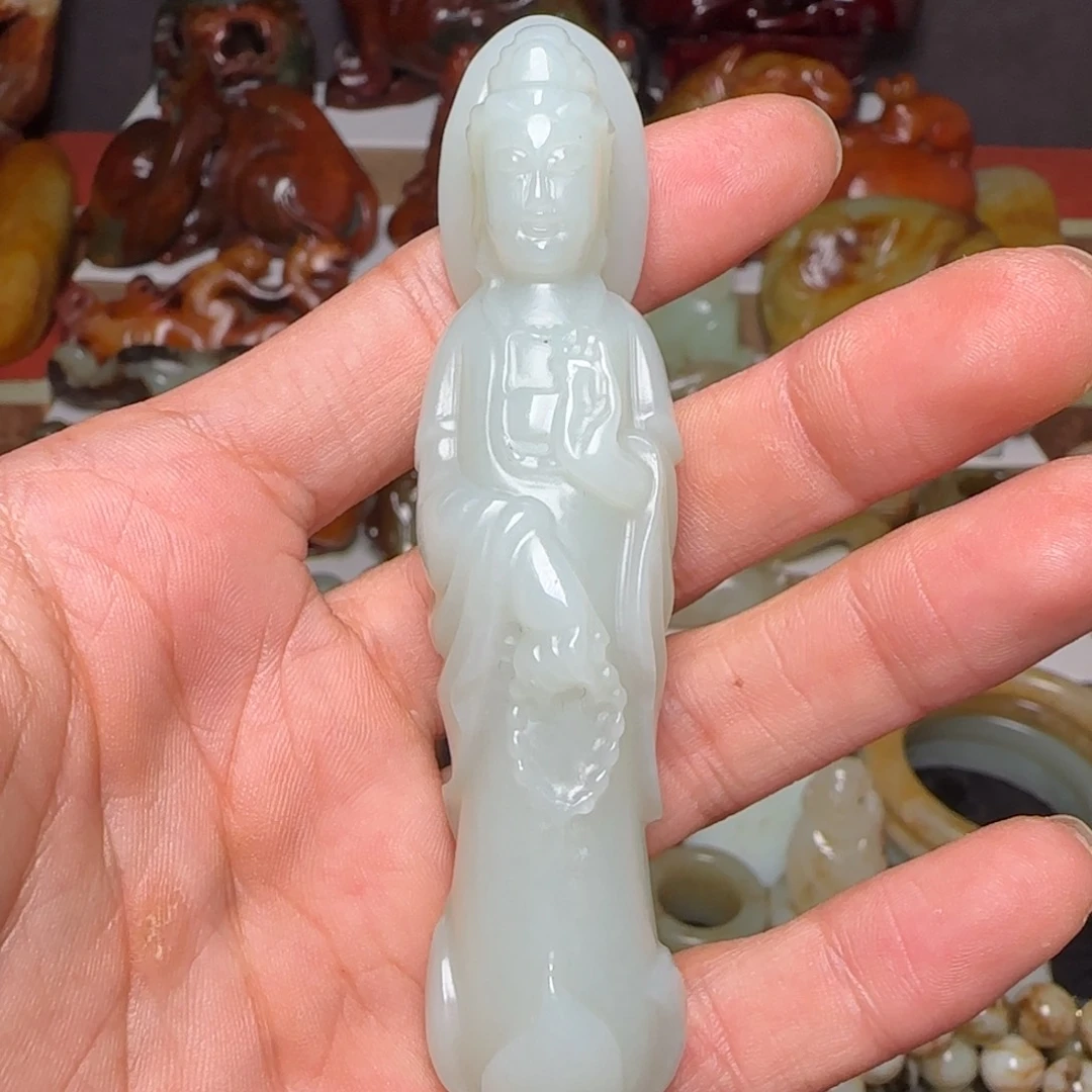 黄***神和田玉未镶嵌挂件