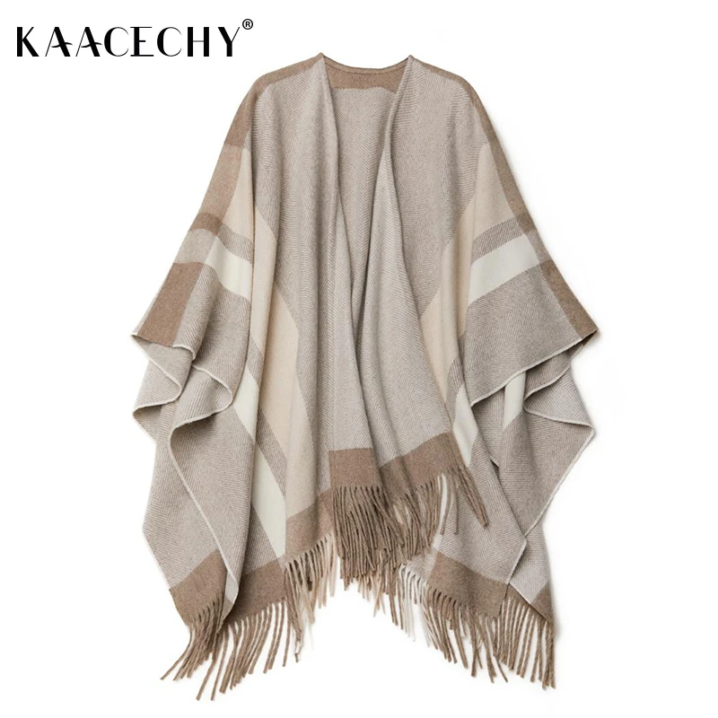 加厚超大羊毛女士高级感披肩女款爆款2025新款多功能装饰流苏围巾