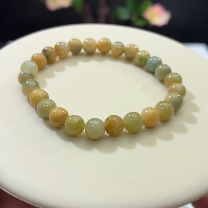翡翠未镶嵌手链卡6.8福利款小小瑕疵