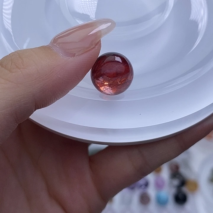 羽***文水晶手链未镶嵌天然水晶定制打孔不退换