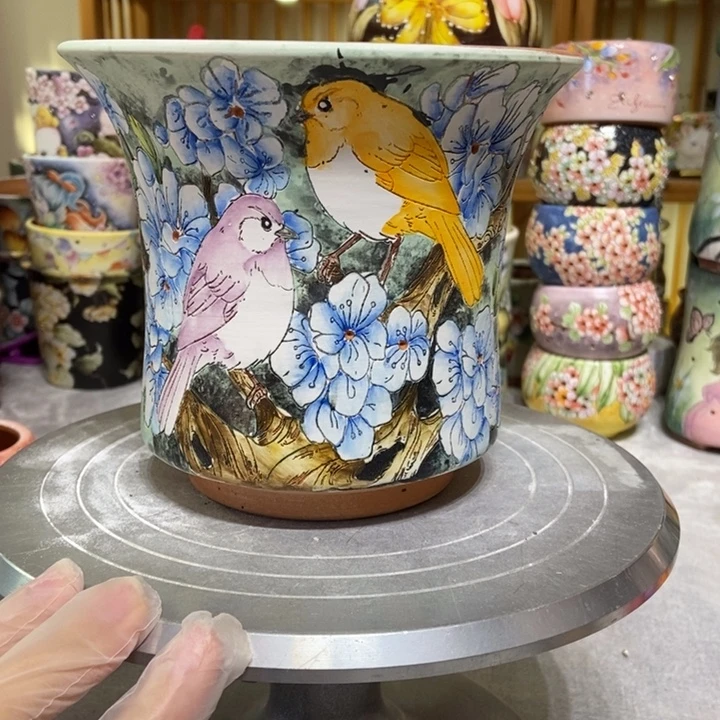 景德镇艺术手绘作品