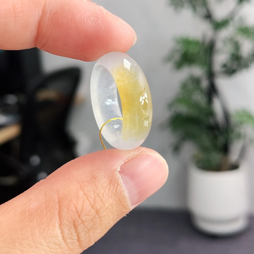 翡翠未镶嵌戒指9号