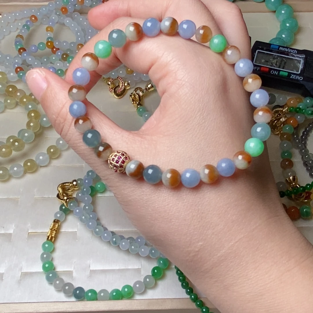 定制翡翠未镶嵌缅甸天然翡翠A货