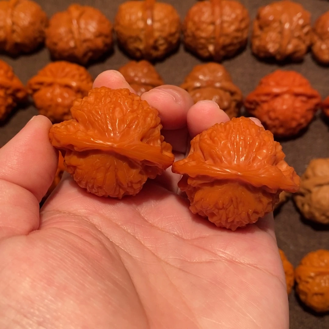 吊坠文玩核桃38粗筋盘山0773