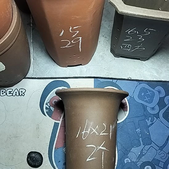 小号兰花紫泥两个