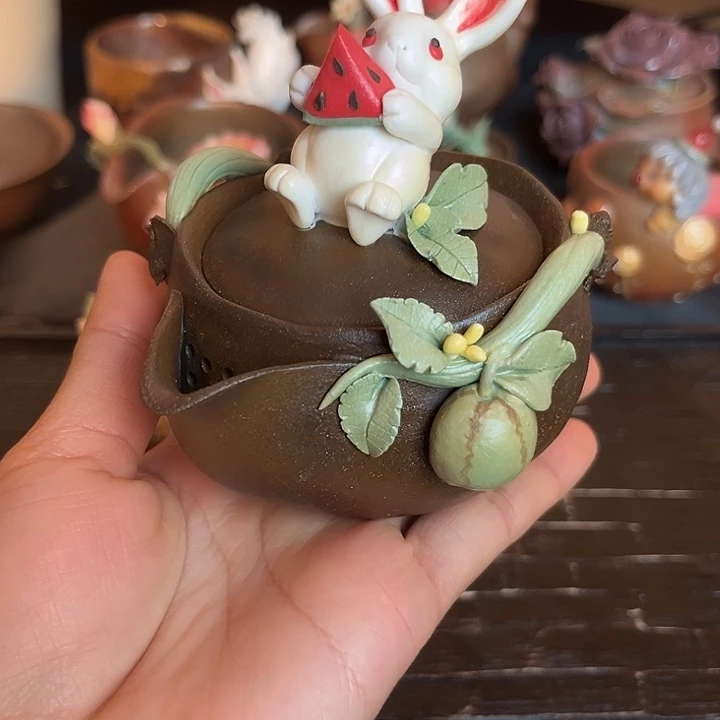 千玺呀造物西瓜兔子宝瓶