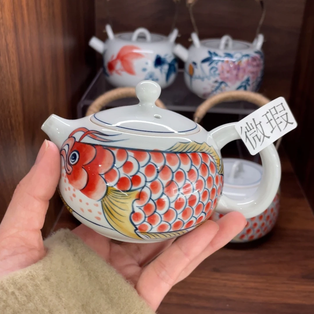 有瑕釉下彩纯手绘