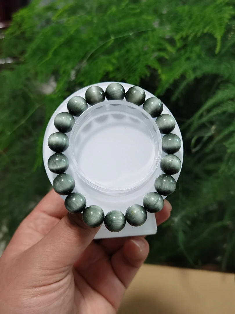 【委员优选】天然绿兔毛单圈手链 11mm 多样性发一 DJ0370