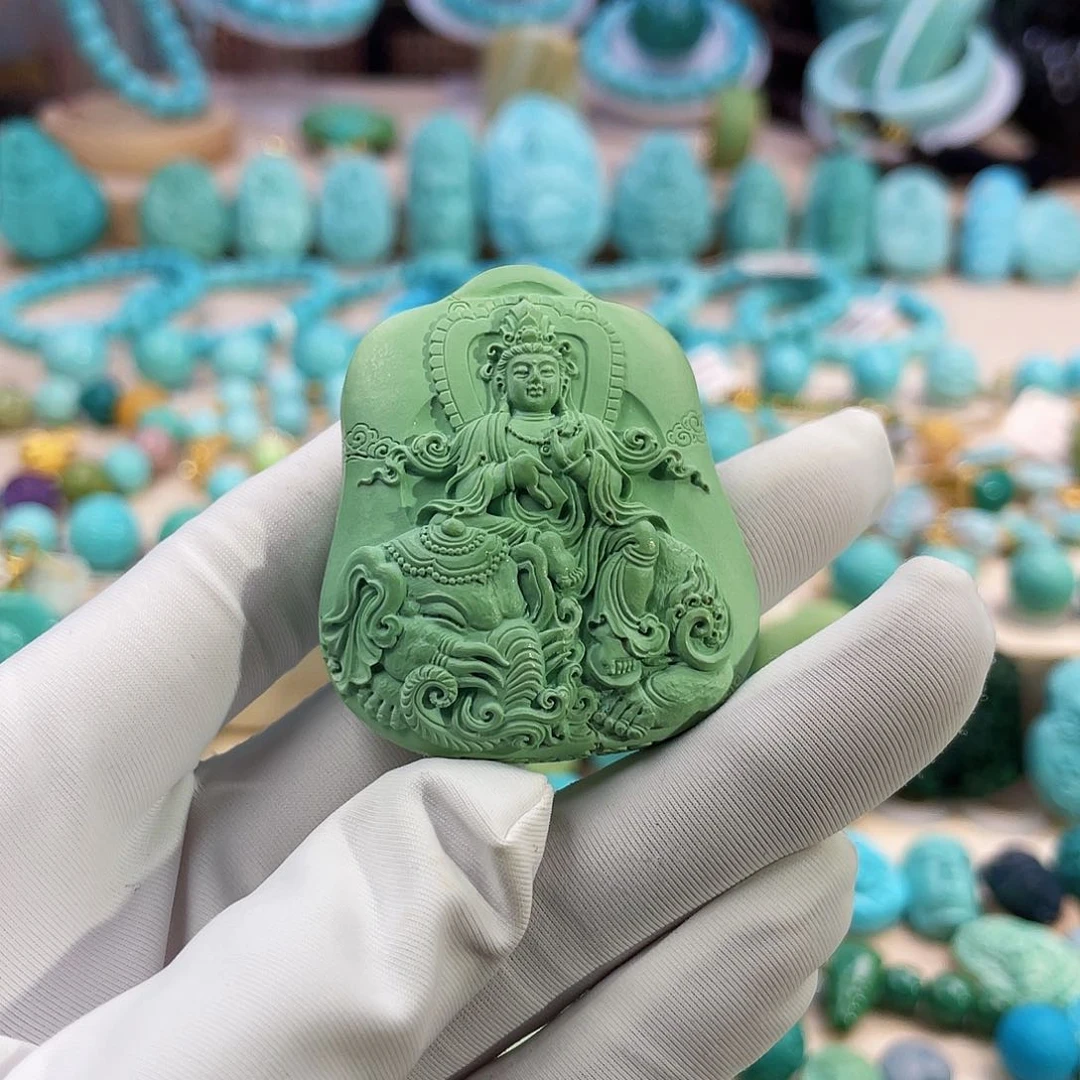 绿松石珠宝奇石未镶嵌