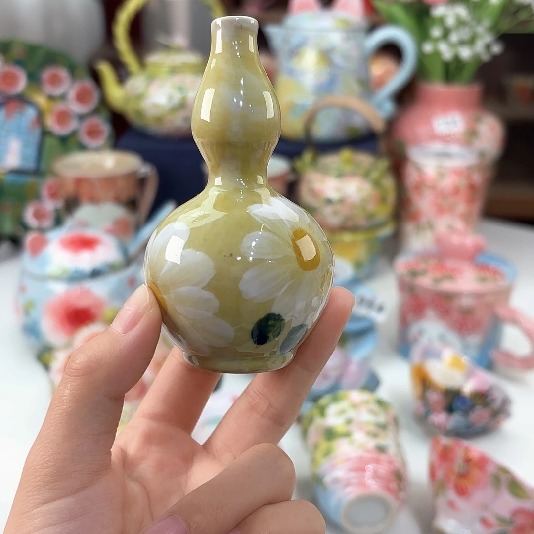 景德镇手绘高温釉下彩陶瓷茶具