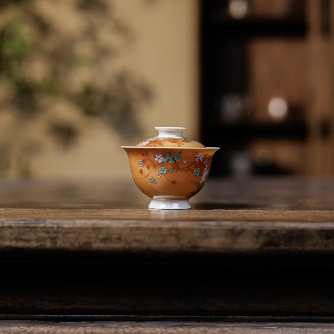 齐眉祝寿-聖甫-盖碗（聖甫0034）