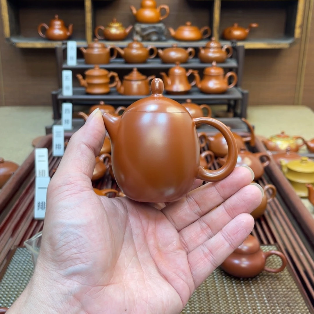 茶壶朱泥龙蛋120-130cc