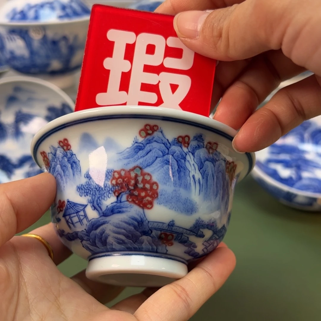 杯木木景德镇纯手绘茶具134