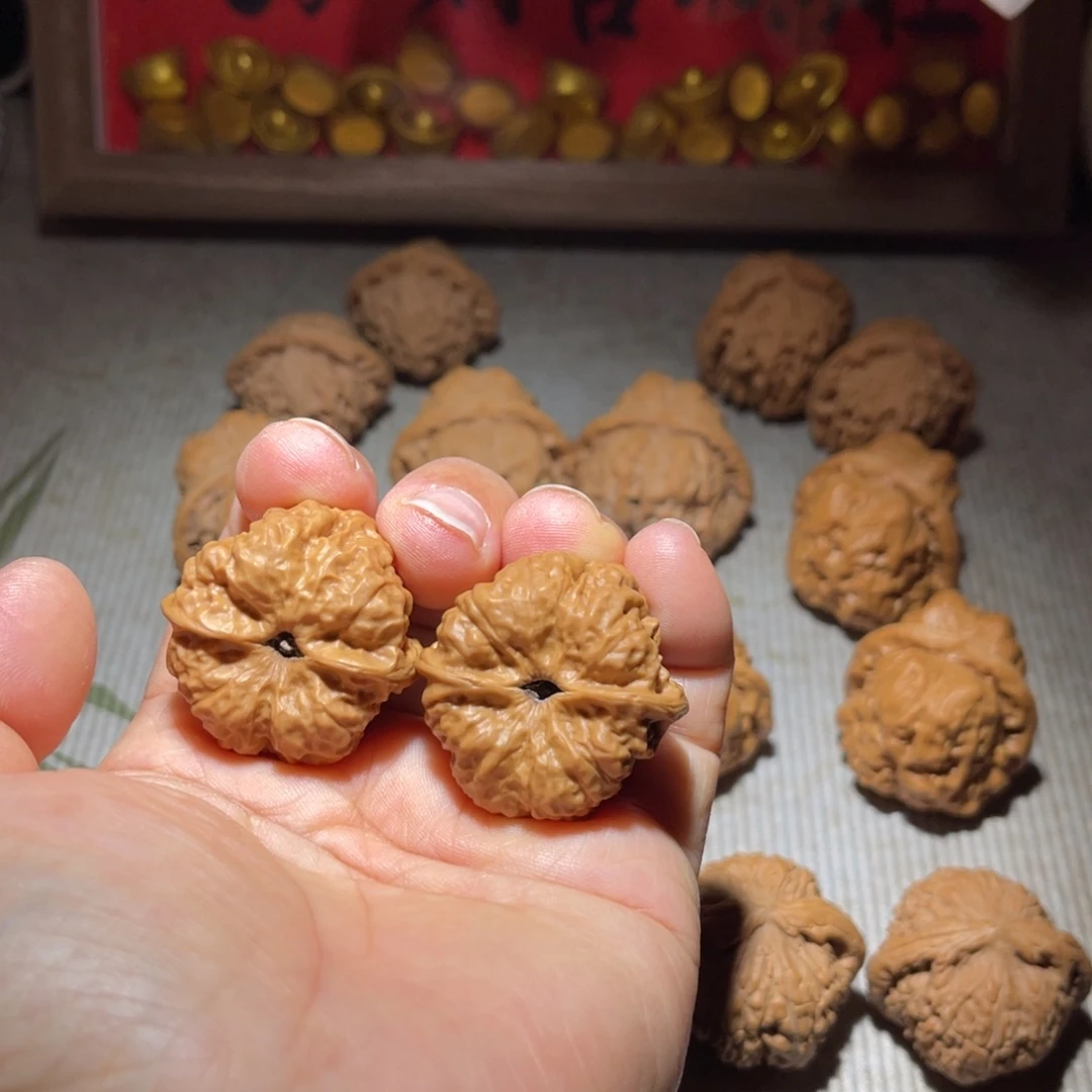 ****苒文玩核桃吊坠33昌平蛤蟆头直播间选购