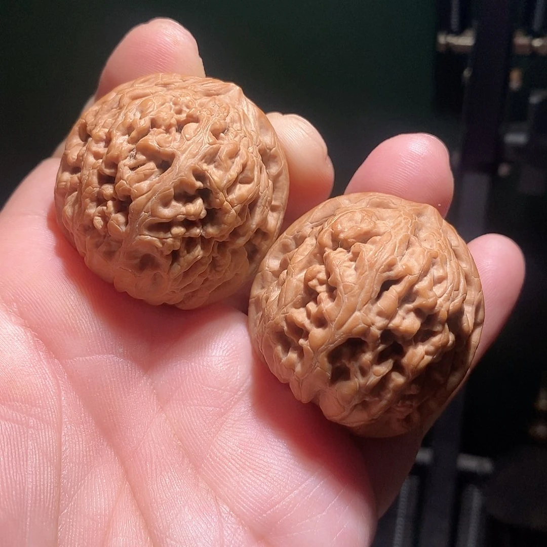 文玩核桃把件39凤凰台全品