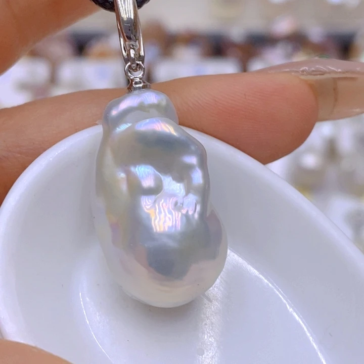 未镶嵌淡水珍珠吊坠(赠链)