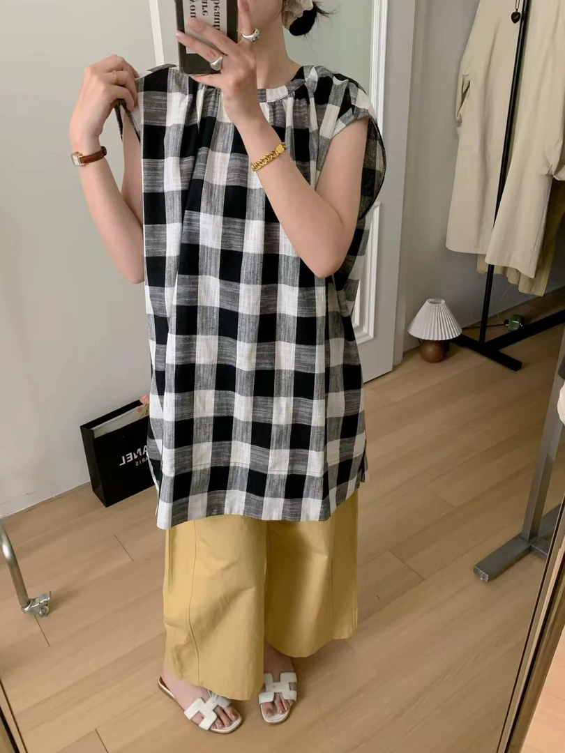 衣长88    75122【格子铺】衬衣