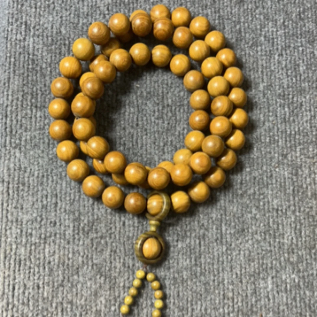 阿根廷绿檀2.0/66颗木质脖挂