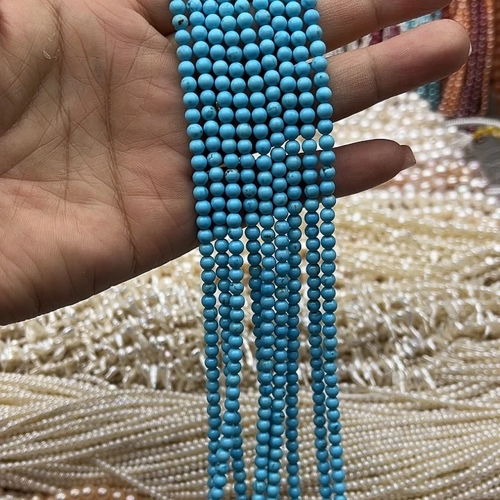 玛瑙/玉髓未镶嵌珠宝半成品一条4mm松松