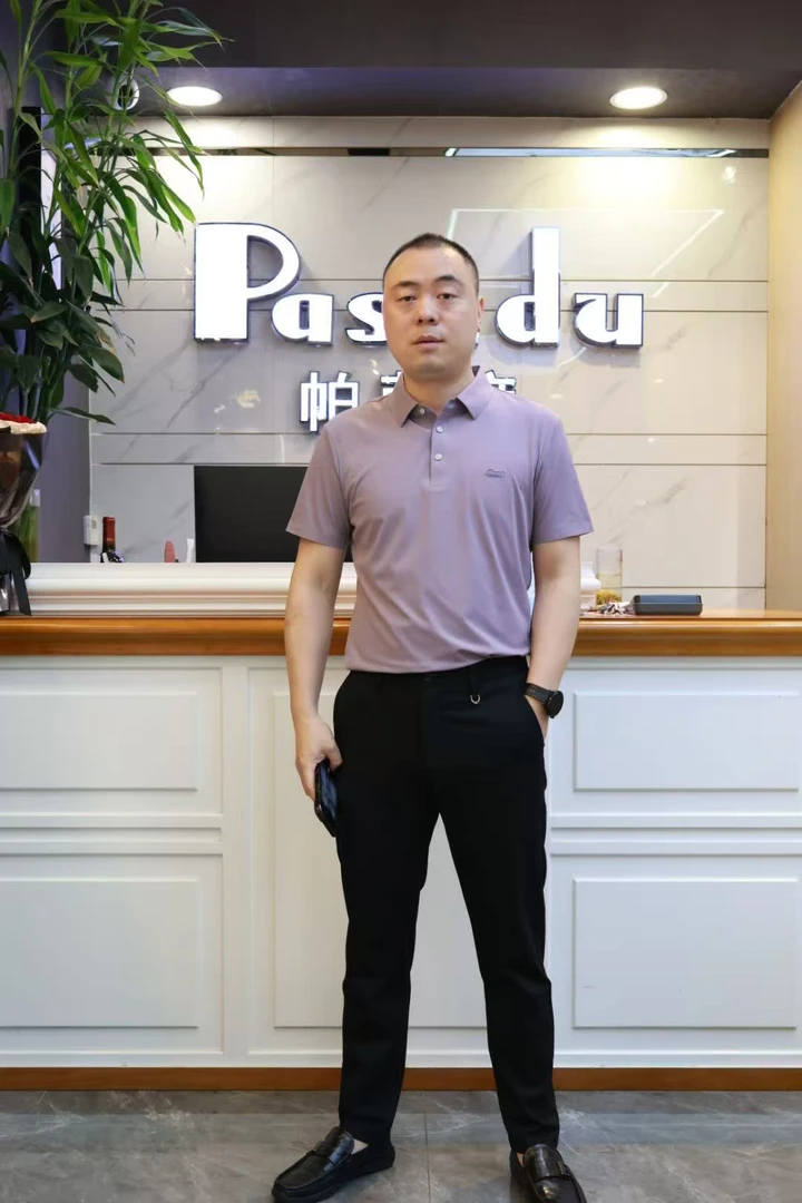 帕萨度男士夏季商务休闲翻领T恤2826119