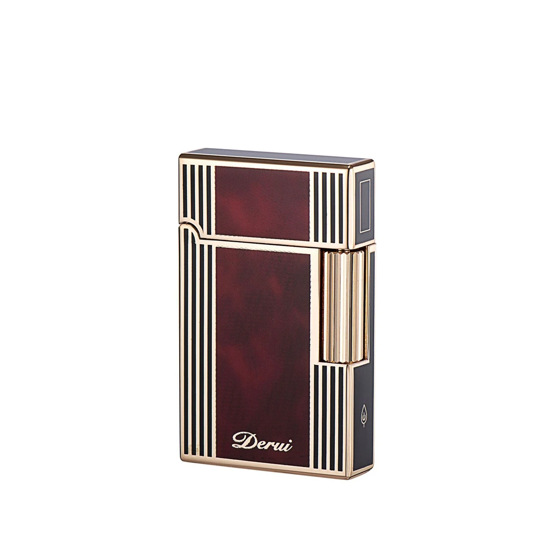 新款得瑞DR1257侧滑朗声充气金属高端男士轻奢礼品火机