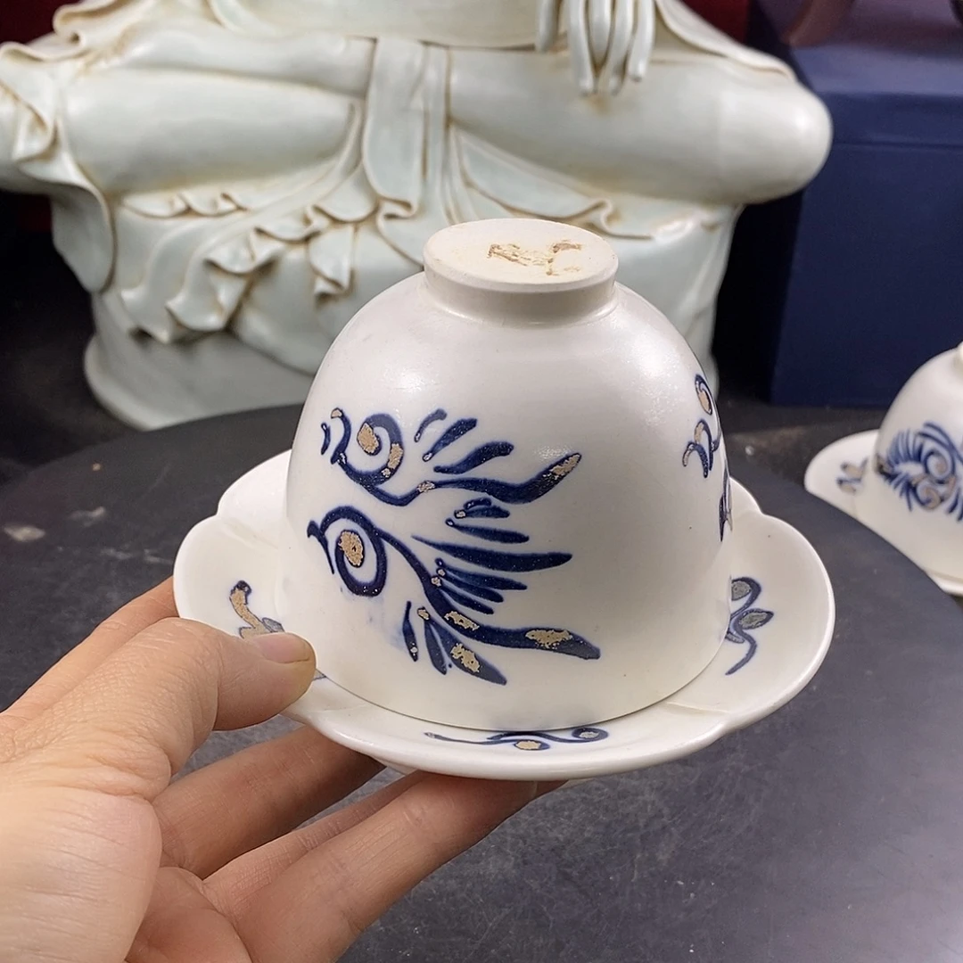 瓷片邢窑的一个套杯