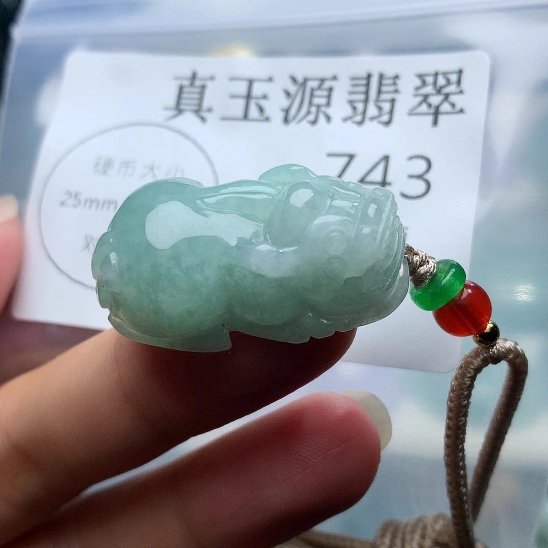 翡翠未镶嵌颈饰743