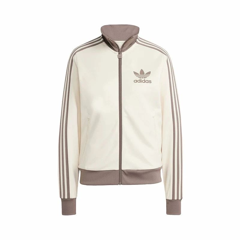 阿迪达斯 女款 三叶草针织 舒适 柔软复古运动 夹克外套JC5807#HN