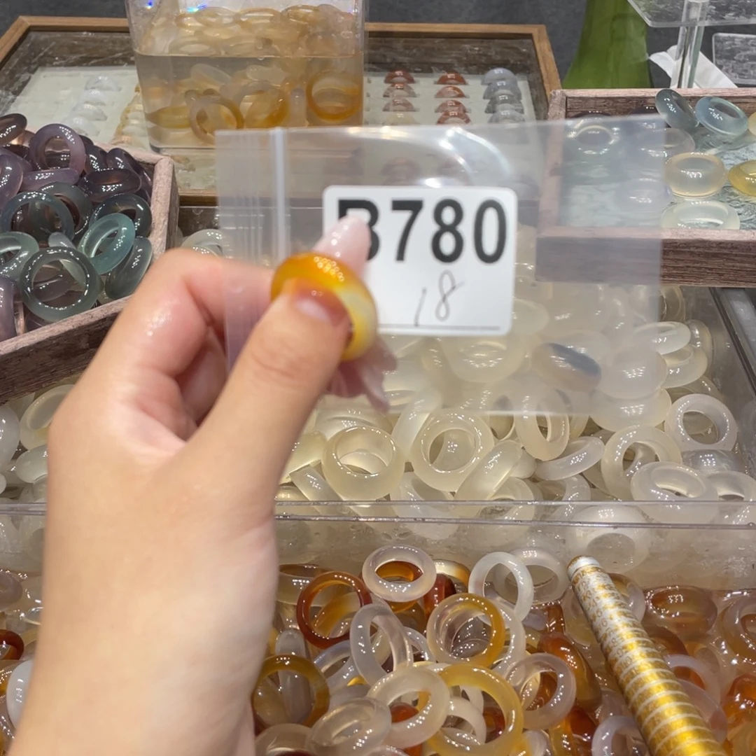 玛瑙/玉髓未镶嵌戒指780