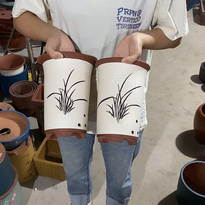 紫砂花盆紫砂花盆