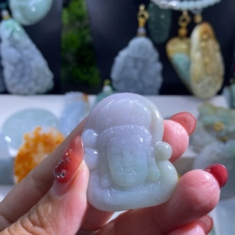 【闪购商品】颈饰未镶嵌翡翠观音头