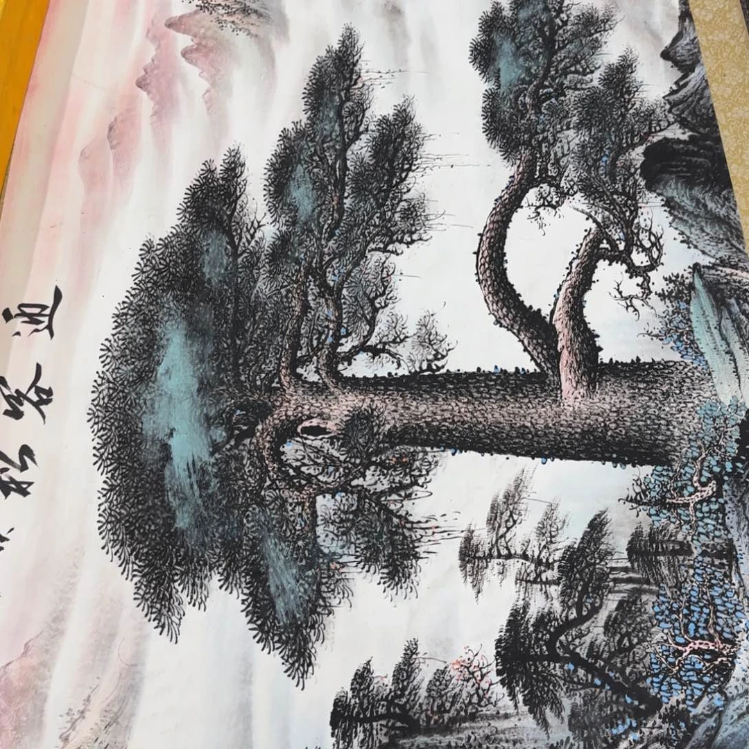 国画QC原创横山水作品！带证书！限购一单