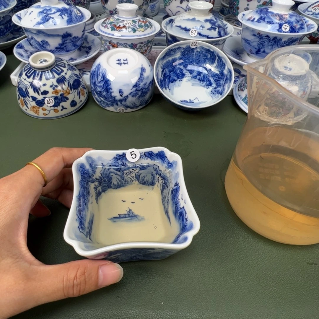 陶瓷景德镇纯手绘茶具木木5