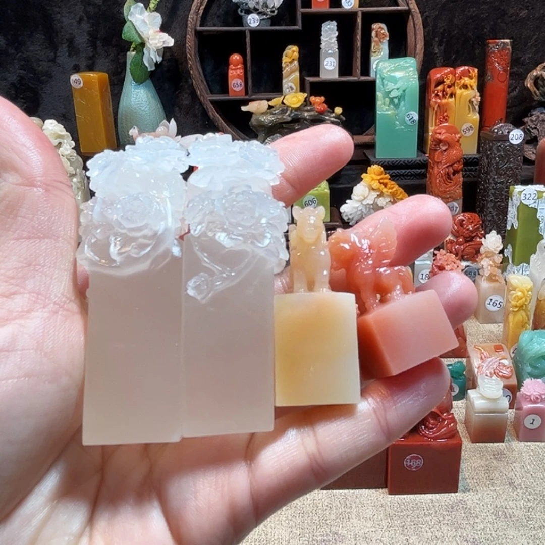 寿山石印石石*寿山石印章3