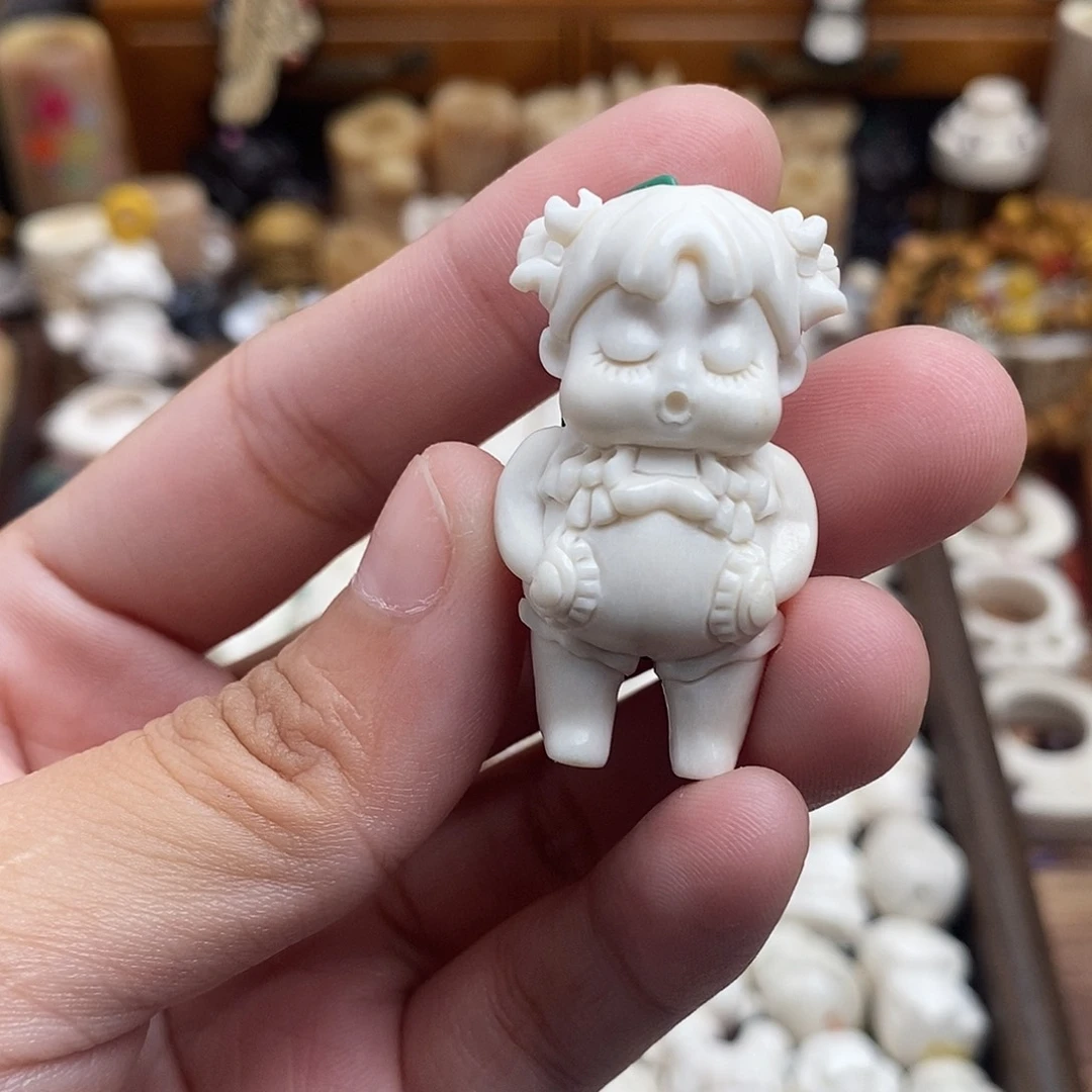 鹿骨把件c19闺蜜