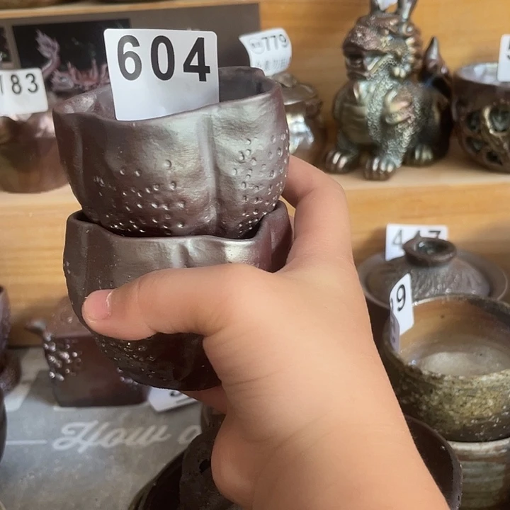 茶杯紫泥犹犹豫豫