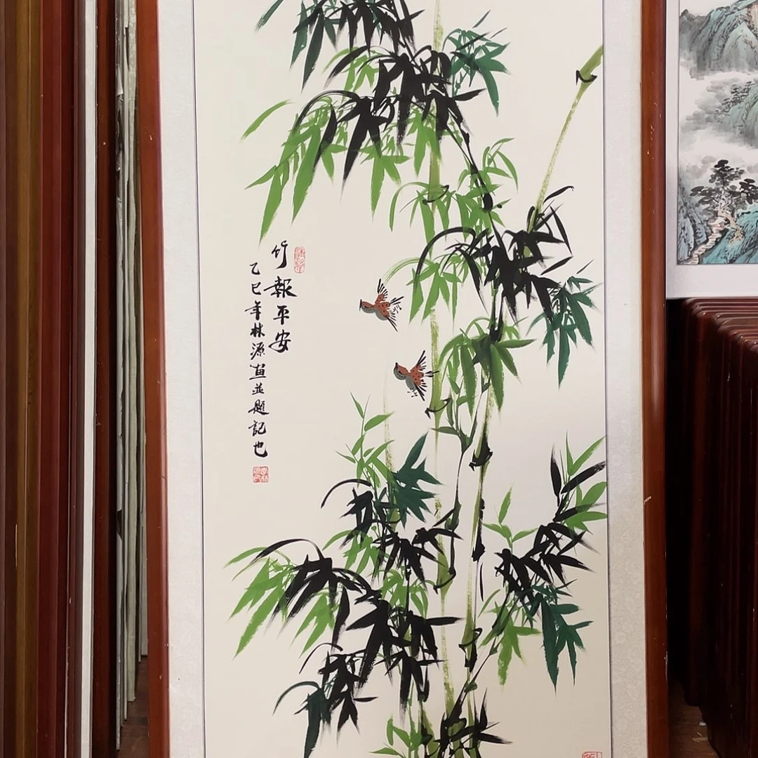 国画带框尺寸63*123厘米