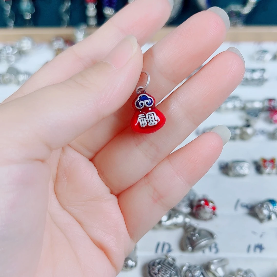 珐琅足银孤品足银