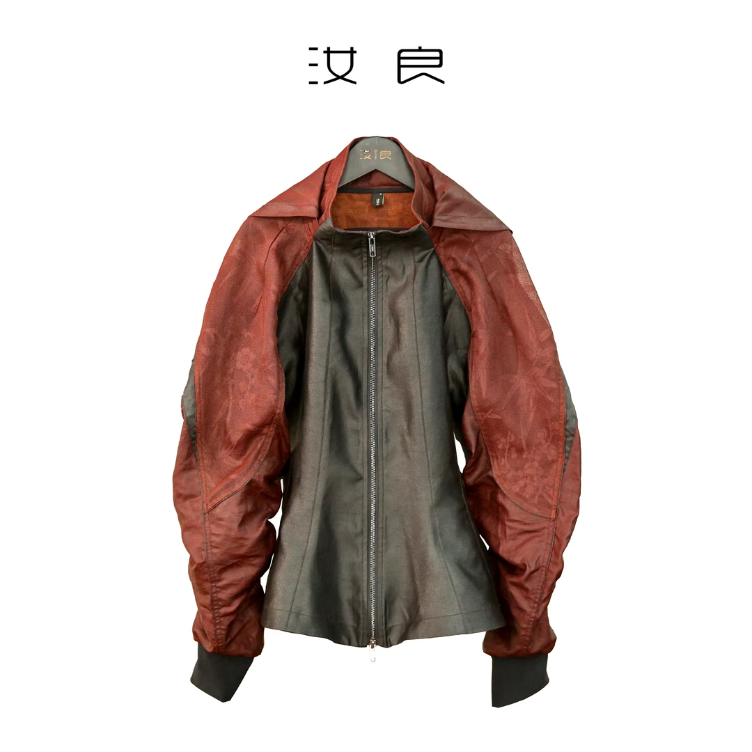 户外系列双拼色连帽上衣