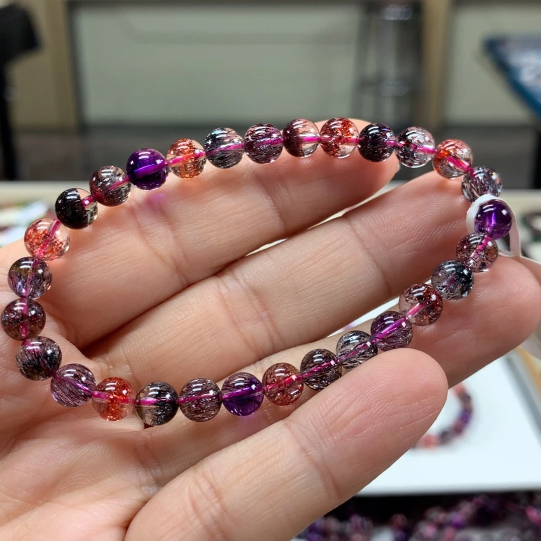 水晶手链未镶嵌A****?手链6.3毫米左右