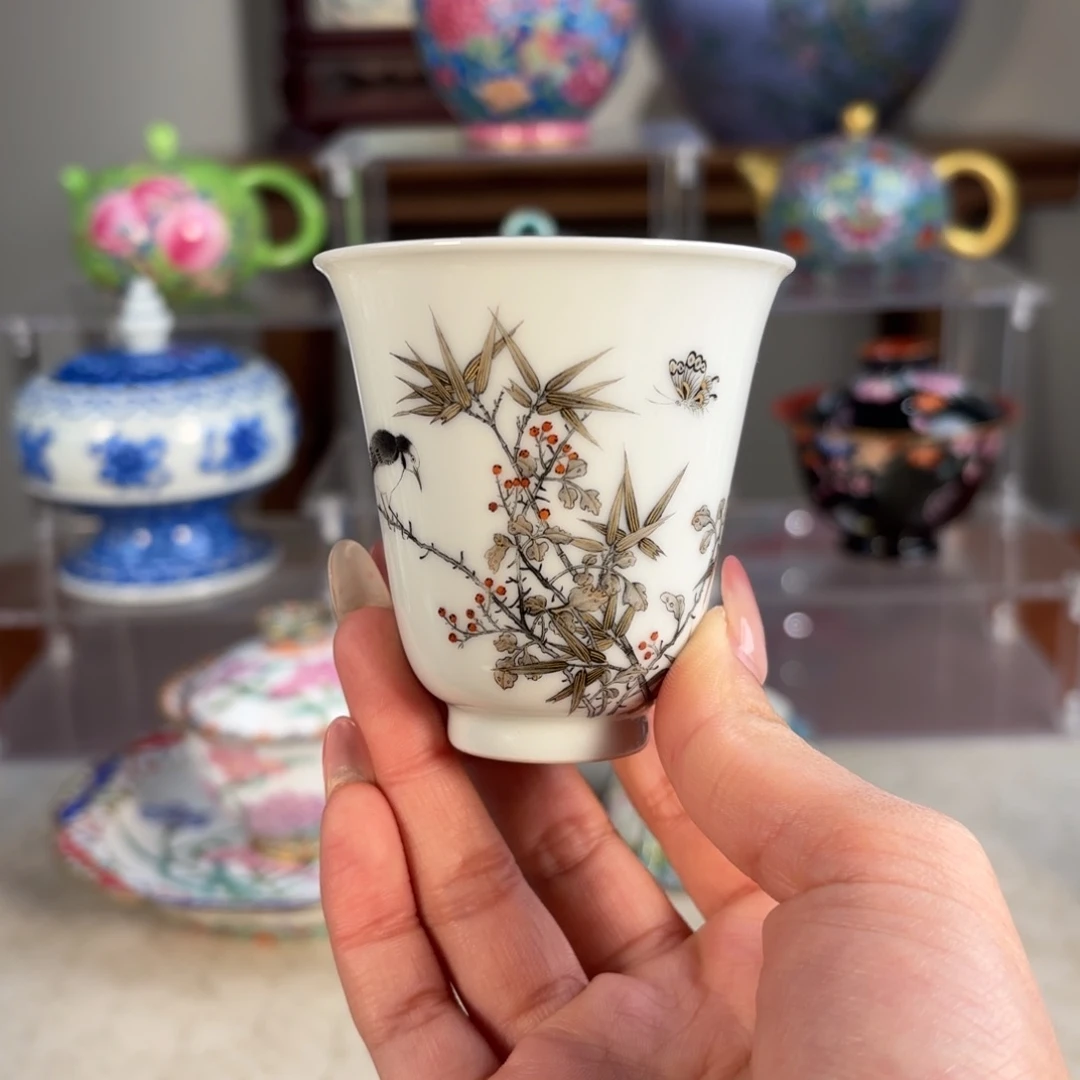 纯手工手绘 高端茶器