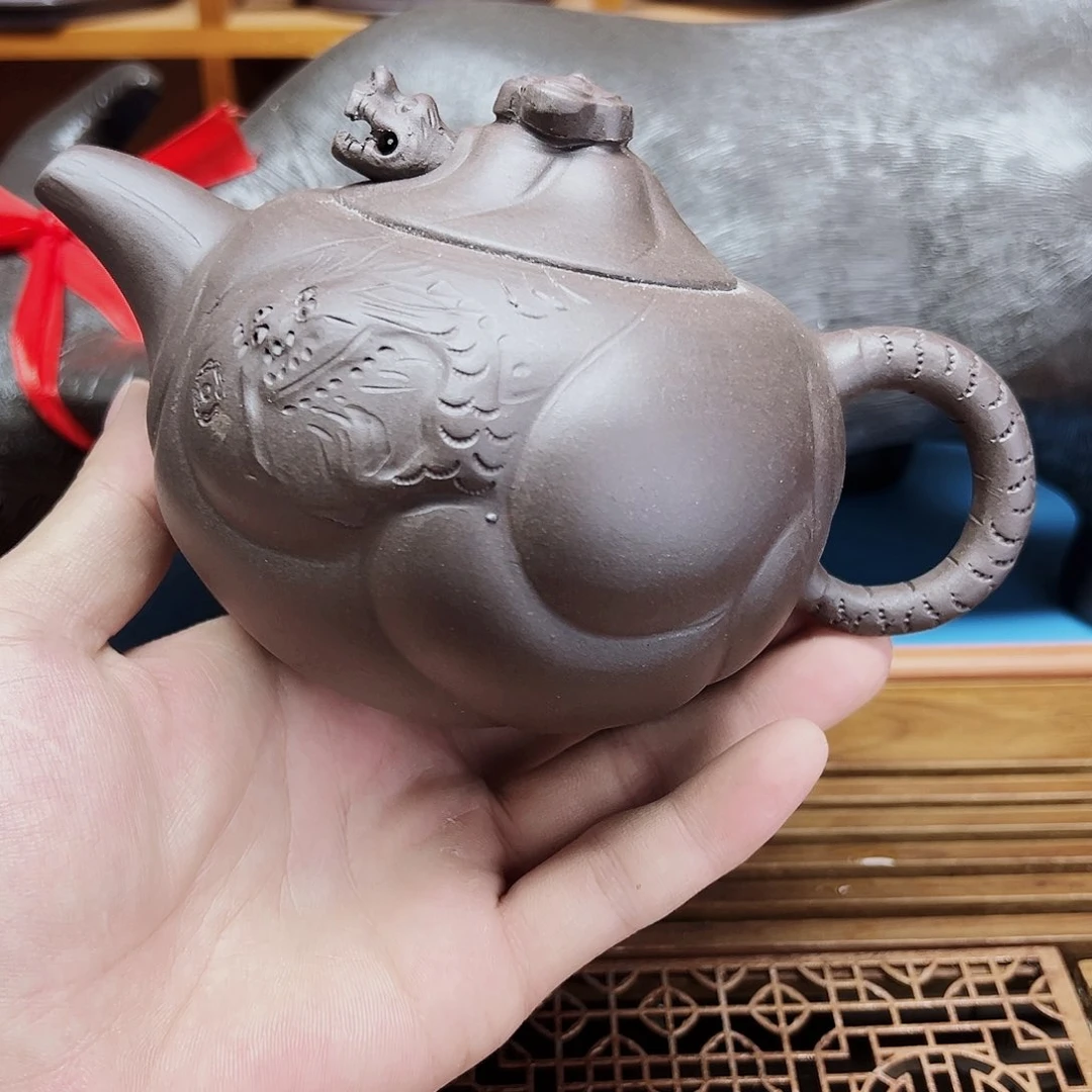 茶壶紫砂宜兴原矿紫砂壶手工制作